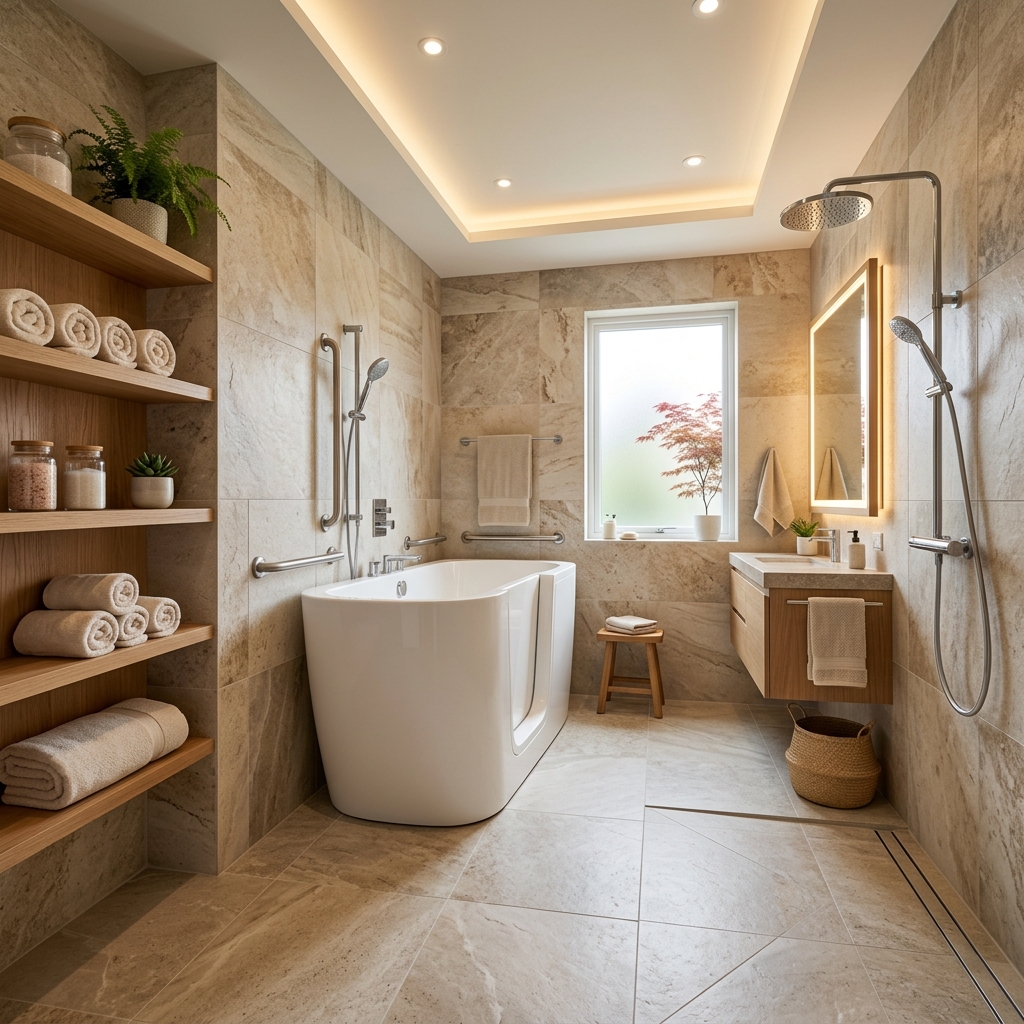 Accessible Bathroom Aging in Place Denver CO - Walk-In Tub by Discount Bath LLC